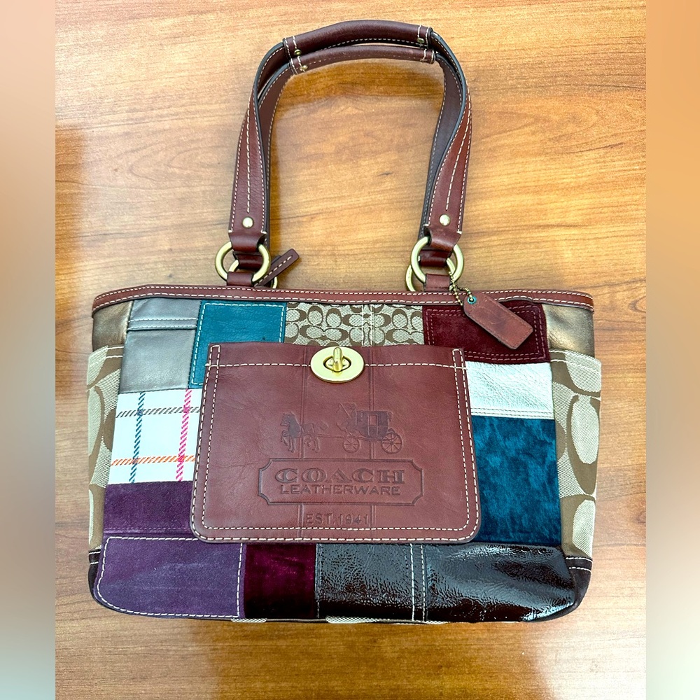 Coach Holiday Patchwork